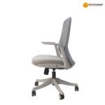 🪑 XY-909B Ergonomic Office Chair | White Mesh & Moulded Foam  Modern Comfort • Durable Build • Professional Office Seating - Image 3