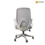 🪑 XY-909B Ergonomic Office Chair | White Mesh & Moulded Foam  Modern Comfort • Durable Build • Professional Office Seating - Image 2
