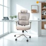 🪑 Model 801H Black | Premium Mesh Office Chair with 3D Arms & Locking Chassis