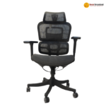 V01W – Black | Premium Full-Mesh Ergonomic Office Chair - Image 4