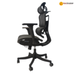 V01W – Black | Premium Full-Mesh Ergonomic Office Chair - Image 3