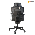 V01W – Black | Premium Full-Mesh Ergonomic Office Chair - Image 2