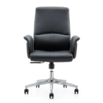 GB 39 – Luxury Modern Adjustable Ergonomic Executive Office Chair | Black PU Leather Swivel Boss Chair for Home & Office - Image 2