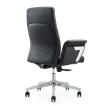 GB 39 – Luxury Modern Adjustable Ergonomic Executive Office Chair | Black PU Leather Swivel Boss Chair for Home & Office - Image 4
