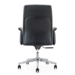 GB 39 – Luxury Modern Adjustable Ergonomic Executive Office Chair | Black PU Leather Swivel Boss Chair for Home & Office - Image 8